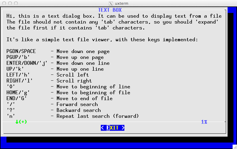 Example of Textbox widget