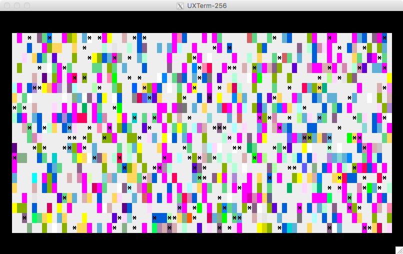 dots_curses with 256 colors – ncurses